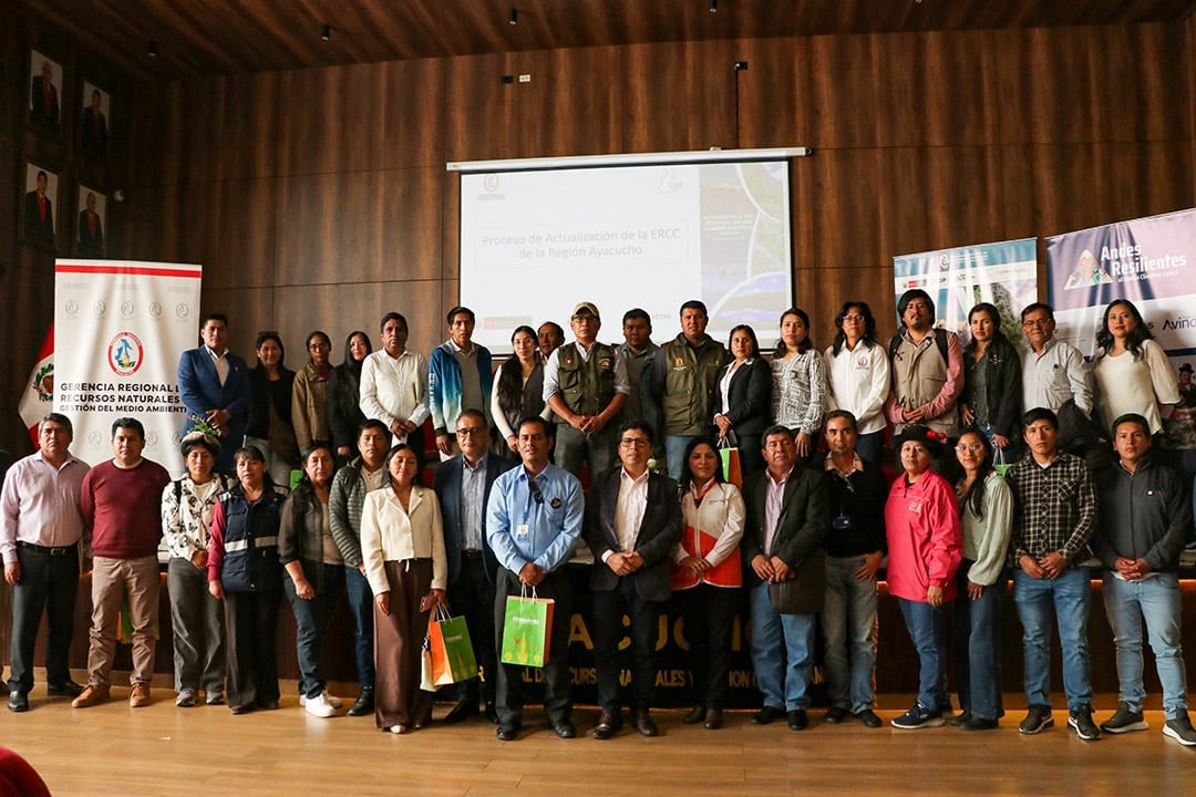 Gobierno Regional de Ayacucho impulsa actualización de la Estrategia Regional de Cambio Climático al 2050 con acompañamiento técnico de Andes Resilientes, MINAM e IGP