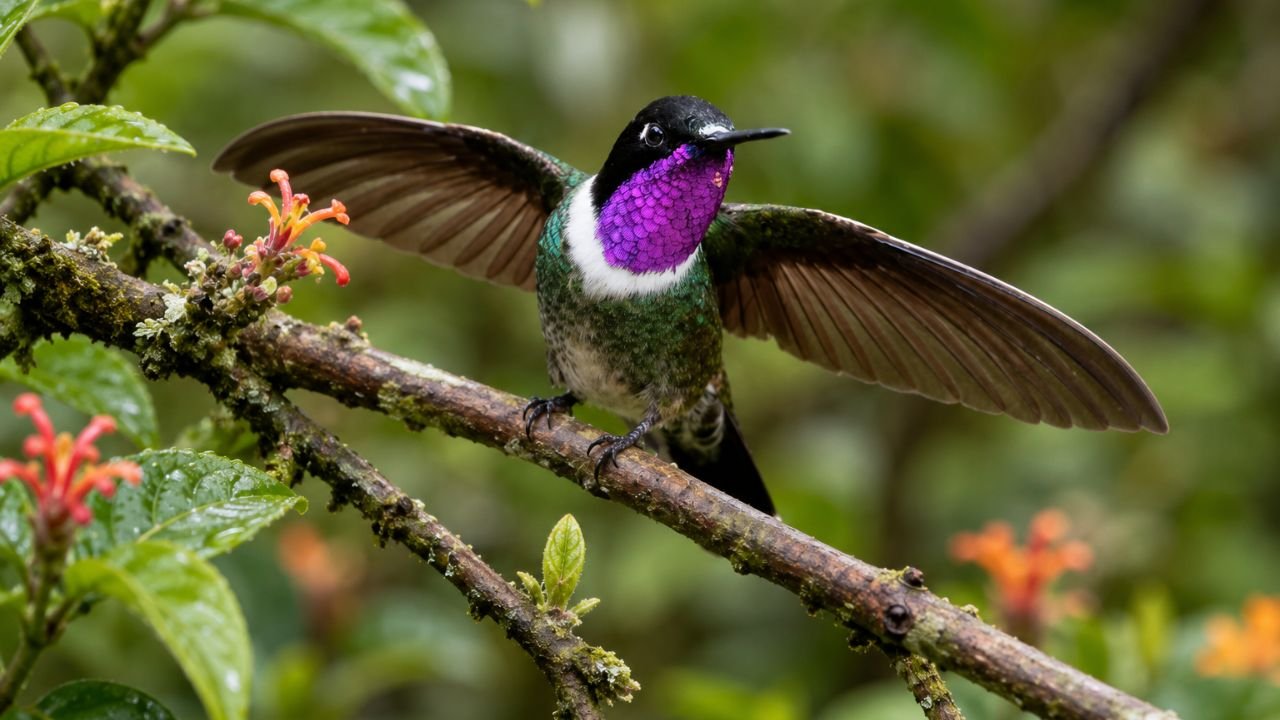 colibríes andinos